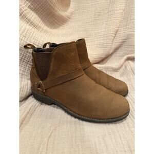 Teva Women's De La Vina Dos Chelsea Boots Size 7, Waterproof, Tan/Brown